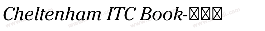 Cheltenham ITC Book字体转换